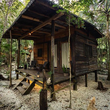 Cheel Lodge & Camping Puerto Morelos Buitenkant foto