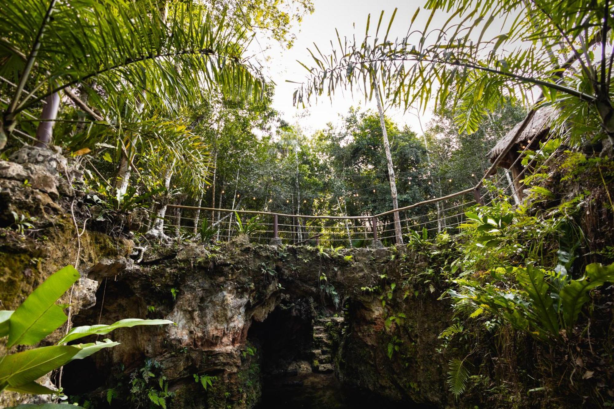 Cheel Lodge & Camping Puerto Morelos Buitenkant foto