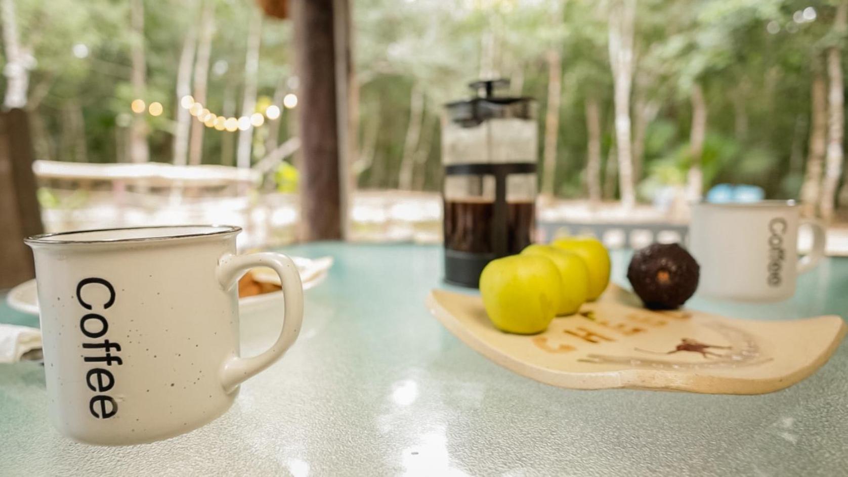 Cheel Lodge & Camping Puerto Morelos Buitenkant foto