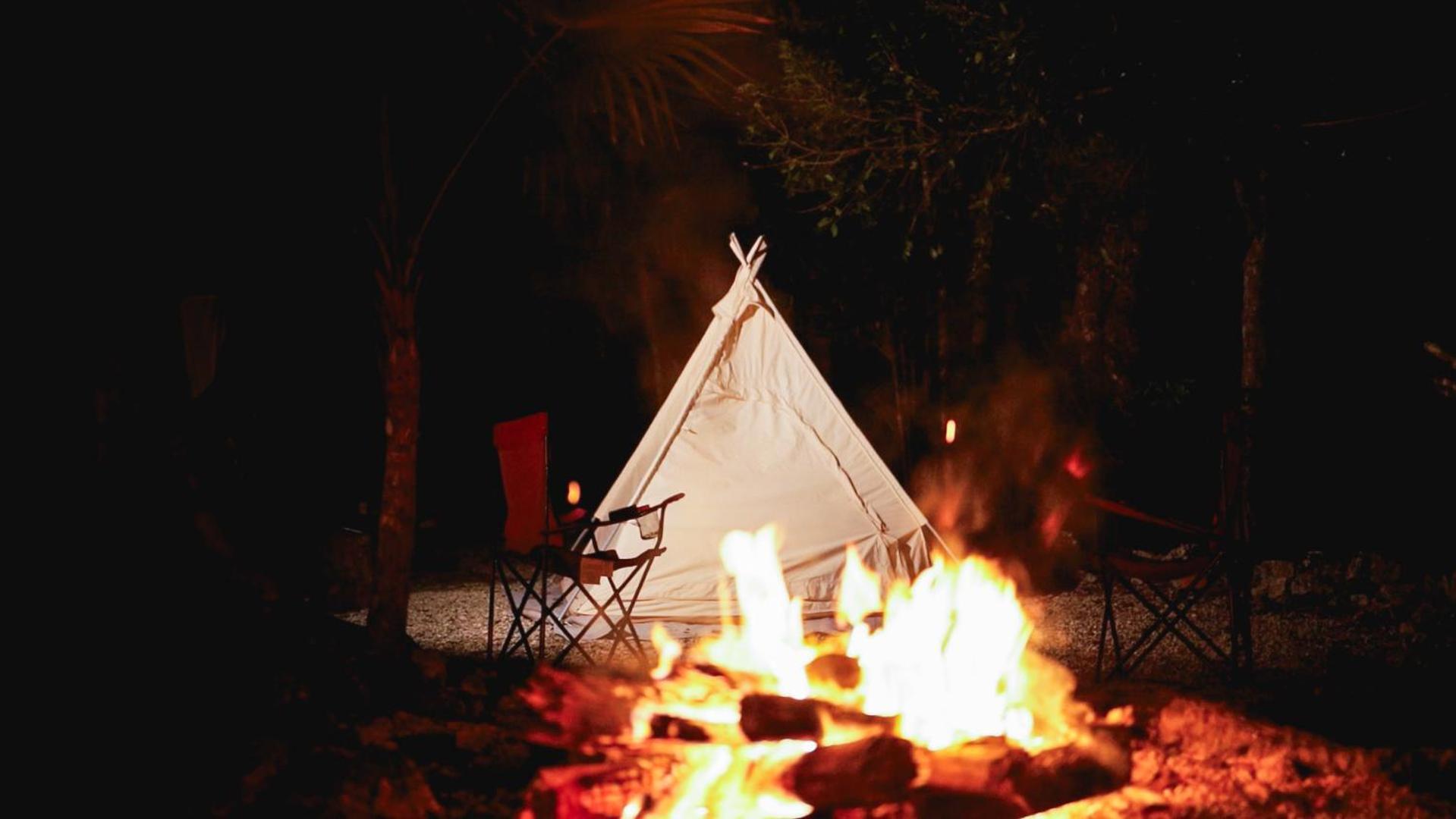 Cheel Lodge & Camping Puerto Morelos Buitenkant foto